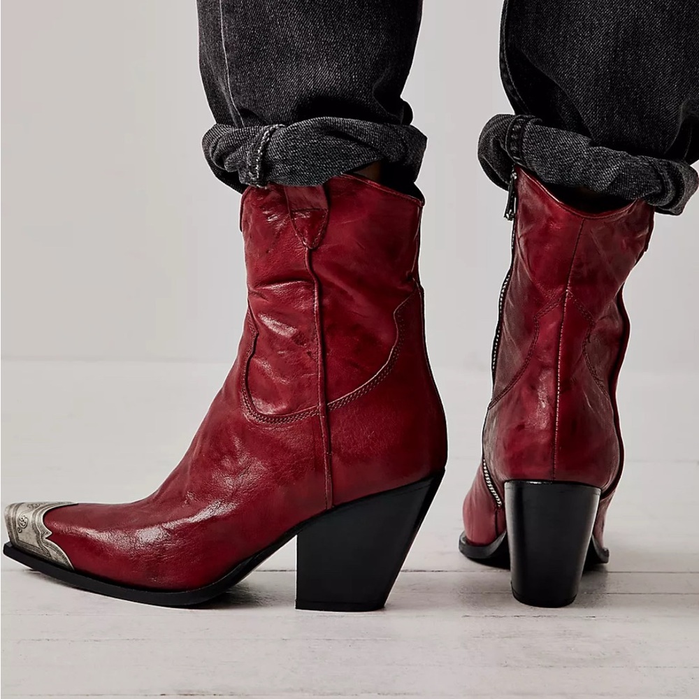 Free People Brayden Western Boots-Brandywine sz 9.5